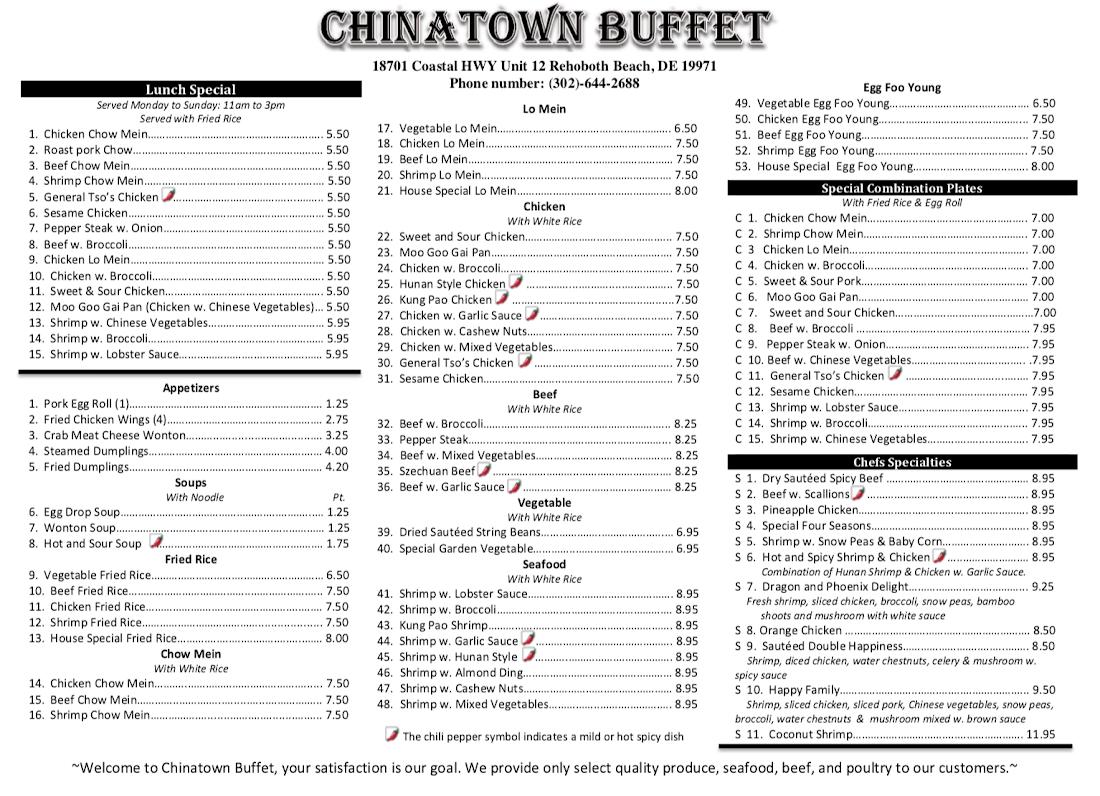 Chinatown Buffet & Grill